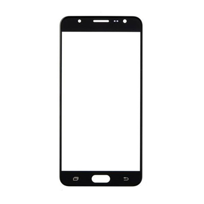 Τζαμάκι οθόνης Lens για Samsung Galaxy J7 2015 J700F - Χρώμα: Μαύρο