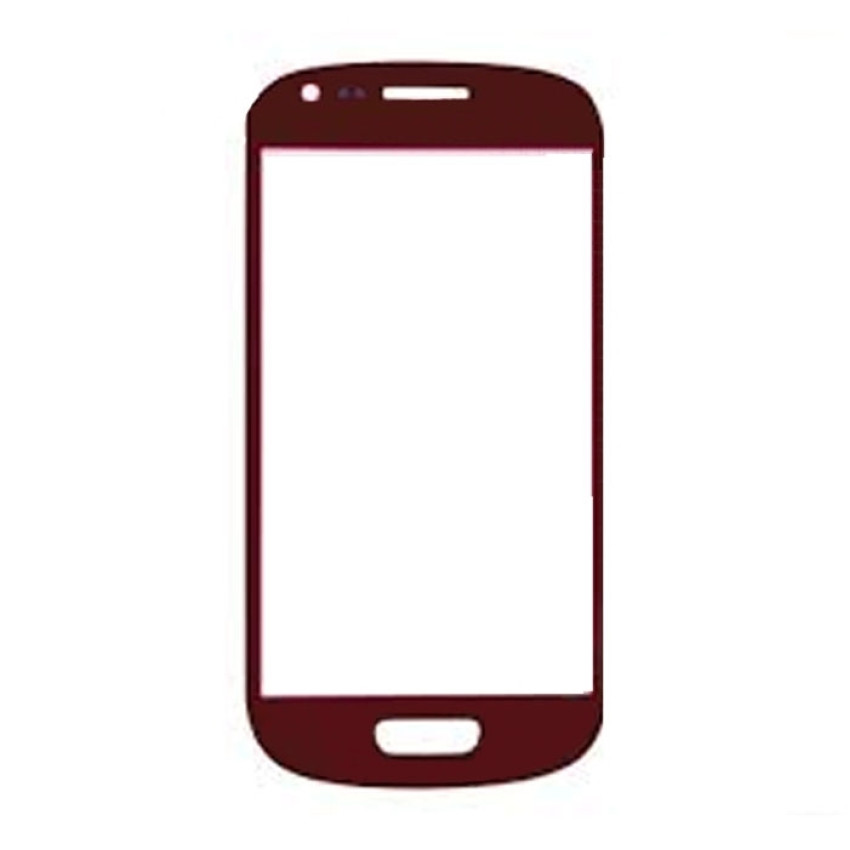 Τζαμάκι οθόνης Lens για Samsung Galaxy S3 Mini i8190 - Χρώμα: Κόκκινο