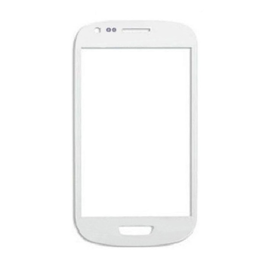 Τζαμάκι οθόνης Lens για Samsung Galaxy S3 Mini i8190 - Χρώμα: Λευκό