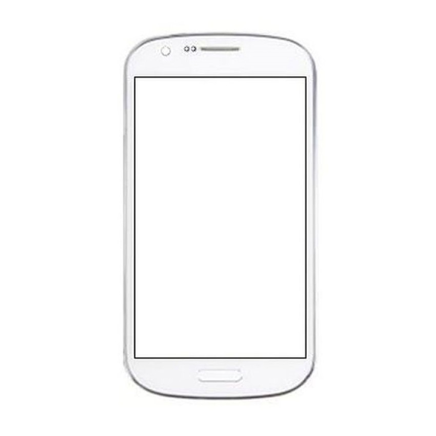 Τζαμάκι οθόνης Lens για Samsung Galaxy Express i8730 - Χρώμα: Λευκό