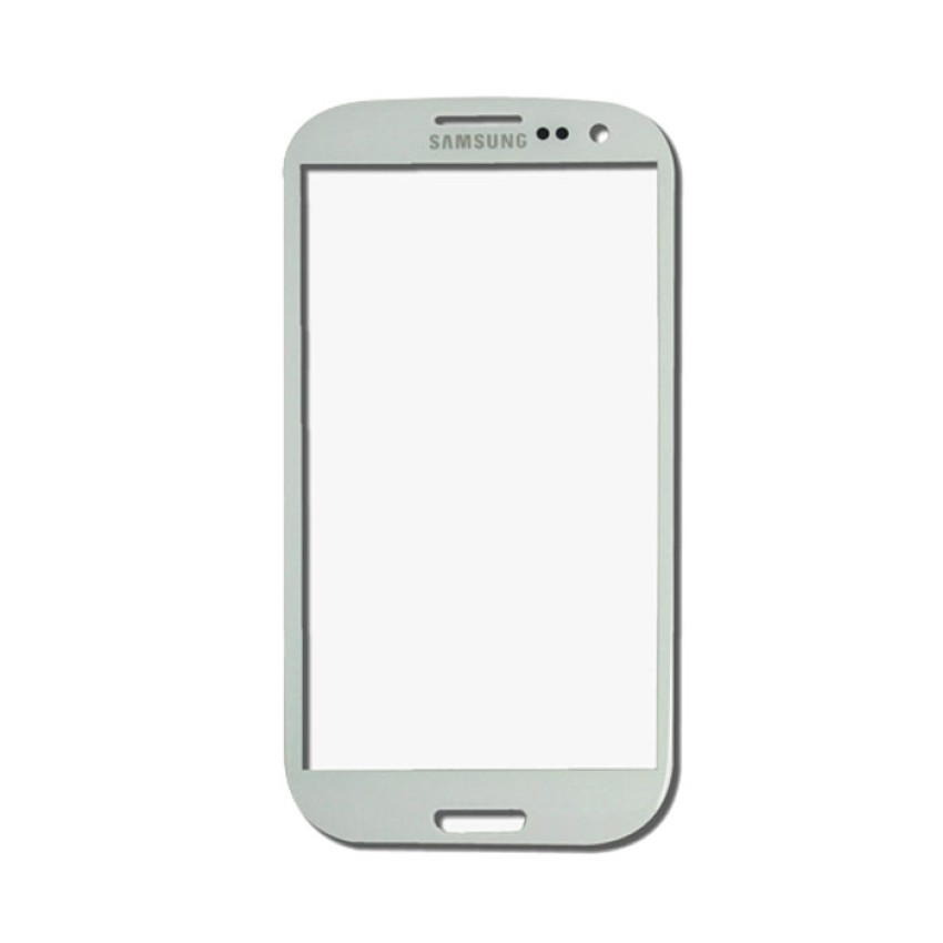 Τζαμάκι οθόνης Lens για Samsung Galaxy S3 i9300 - Χρώμα: Λευκό