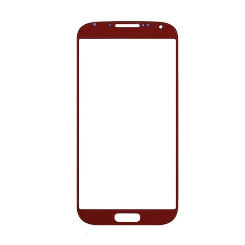 Τζαμάκι οθόνης Lens για Samsung Galaxy S4 i9505 - Χρώμα: Κόκκινο