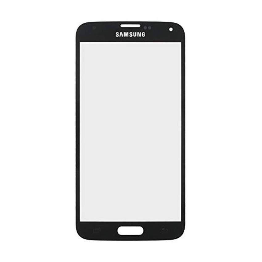 Τζαμάκι οθόνης Lens για Samsung Galaxy S5 G900F - Χρώμα: Μαύρο