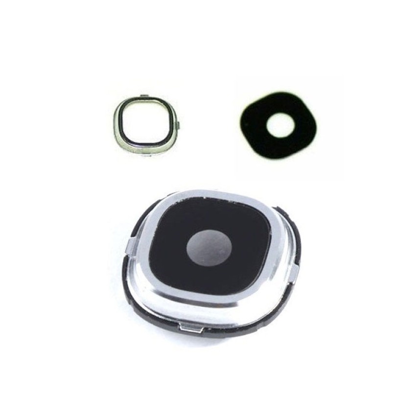 Τζαμάκι Κάμερας (Camera Lens) με Πλαίσιο για Samsung Galaxy S4 i9505 - Χρώμα: Μαύρο