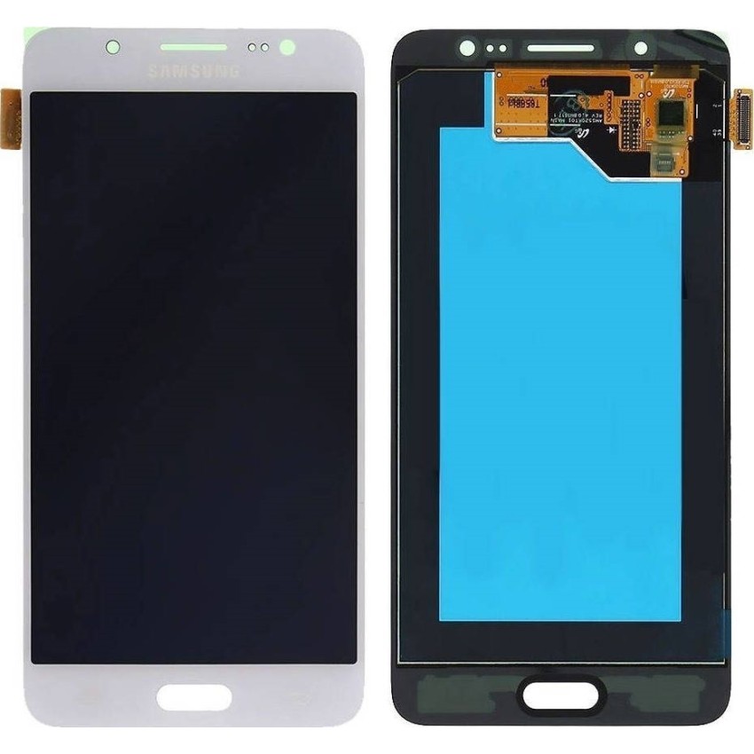 Γνήσια Οθόνη LCD με Μηχανισμό Αφής για Samsung Galaxy J5 2016 J510F GH97-18792C - Χρώμα: Λευκό