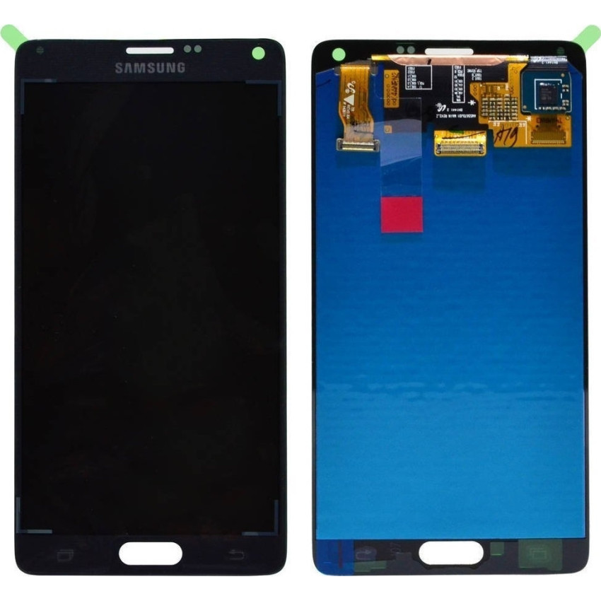 Γνήσια Οθόνη LCD με Μηχανισμό Αφής για Samsung Galaxy Note 4 N910F GH97-16565B - Χρώμα: Μαύρο