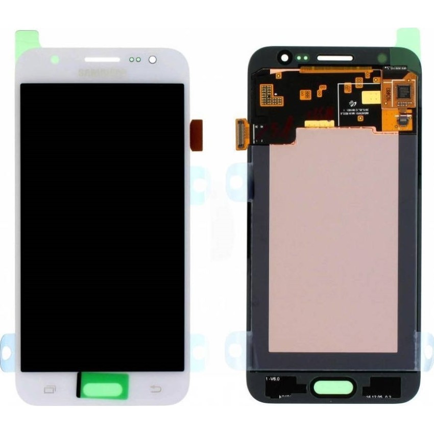 Γνήσια Οθόνη LCD με Μηχανισμό Αφής για Samsung Galaxy J5 2015 J500F GH97-17667A - Χρώμα: Λευκό