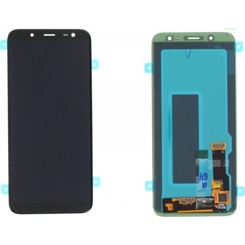 Γνήσια Οθόνη LCD με Μηχανισμό Αφής για Samsung Galaxy J6 2018 J600F GH97-22048A/GH97-21931A - Χρώμα: Μαύρο