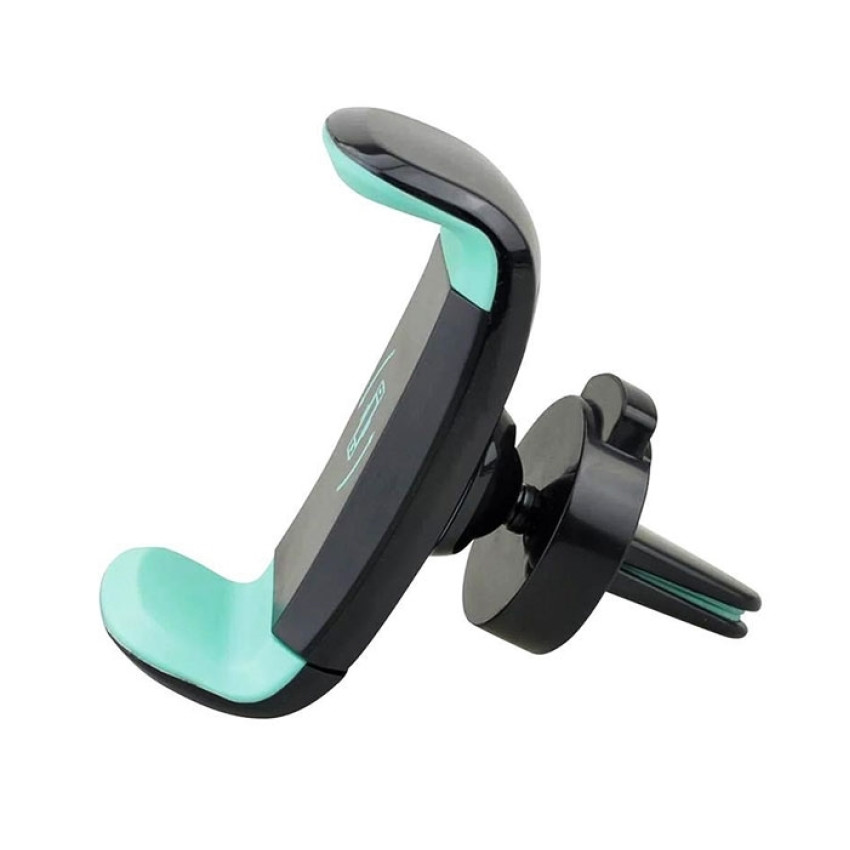 Βάση Στήριξης Κινητού Universal Car Phone Holder JXCH με Περιστροφή και Προσαρμογή για Αεραγωγό Αυτοκινήτου - Χρώμα: Μαύρο - Τιρκουάζ