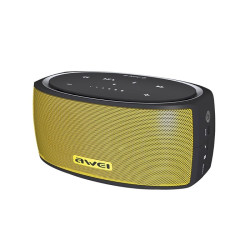 Bluetooth Speaker Awei Y210 Touch Portable Wireless Stereo - Color: Black