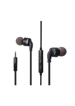 Wired Earphones Awei ES-30TY Stereo Headset Ενσύρματα Ακουστικά - Χρώμα: Μαύρο