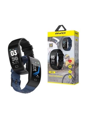 Awei H3 Έξυπνο Ρολόι Μέτρησης Ζωτικών Heart Rate Smart Sports Wristband - Χρώμα: Μαύρο