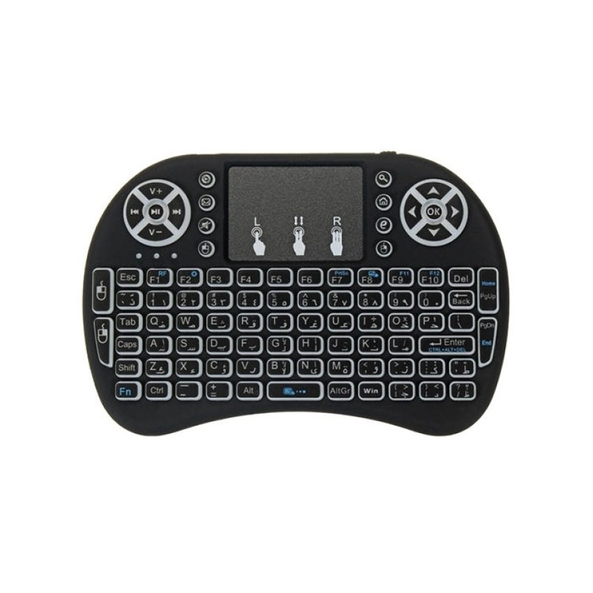 Ασύρματο Πληκτρολόγιο Bluetooth Πολυμέσων με Touchpad Multimedia Mini Keyboard