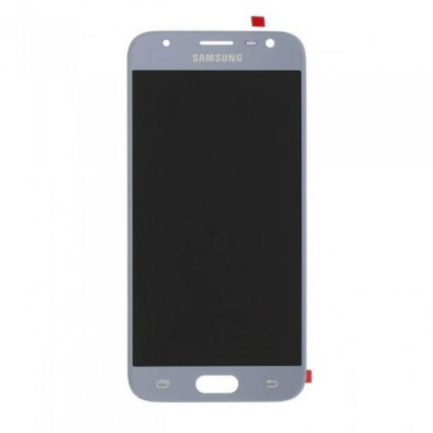 Γνήσια Οθόνη LCD με Μηχανισμό Αφής για Samsung Galaxy J3 2017 J330F GH96-10992A - Χρώμα: Ασημί