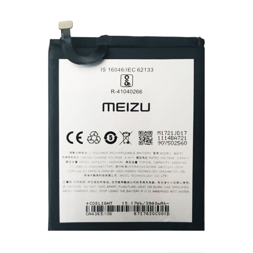 Μπαταρία Meizu BA721 για M6 Note (Bulk) - 3920mAh