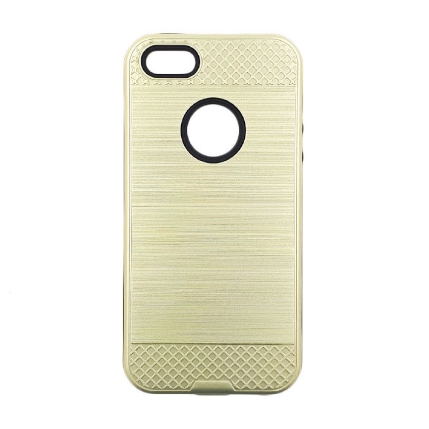 Σκληρή Θήκη Πλάτης Tough Brushed για Apple iPhone 5/5s/5c - Χρώμα: Χρυσό