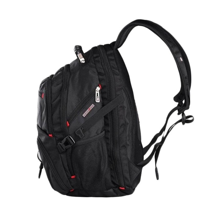 SwissWin Waterproof BackPack Αδιάβροχο Σακίδιο Πλάτης - Χρώμα: Μαύρο