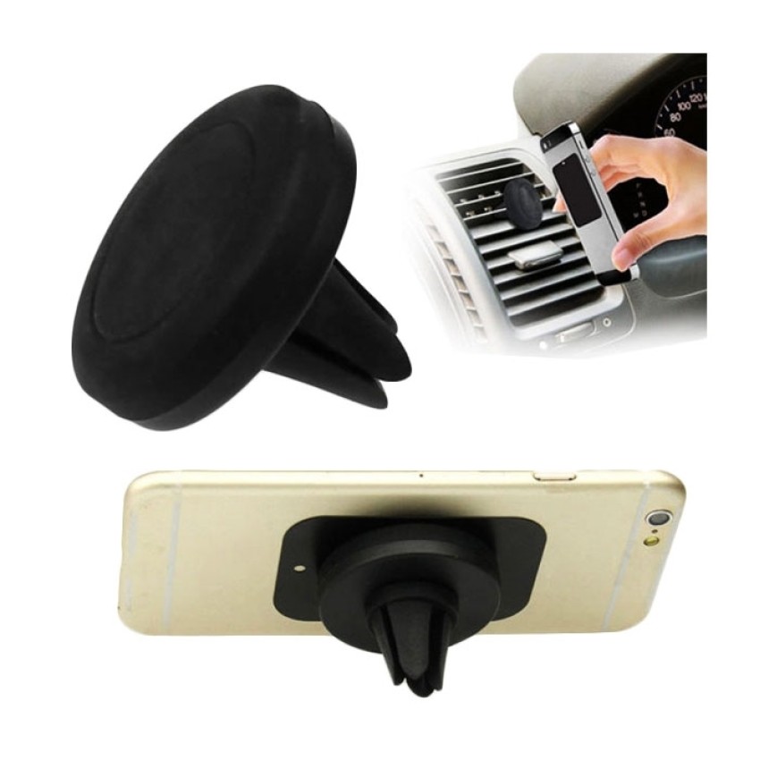 Βάση Κινητού QY Magnetc Air Vent Phone Mount - Χρώμα: Μαύρο