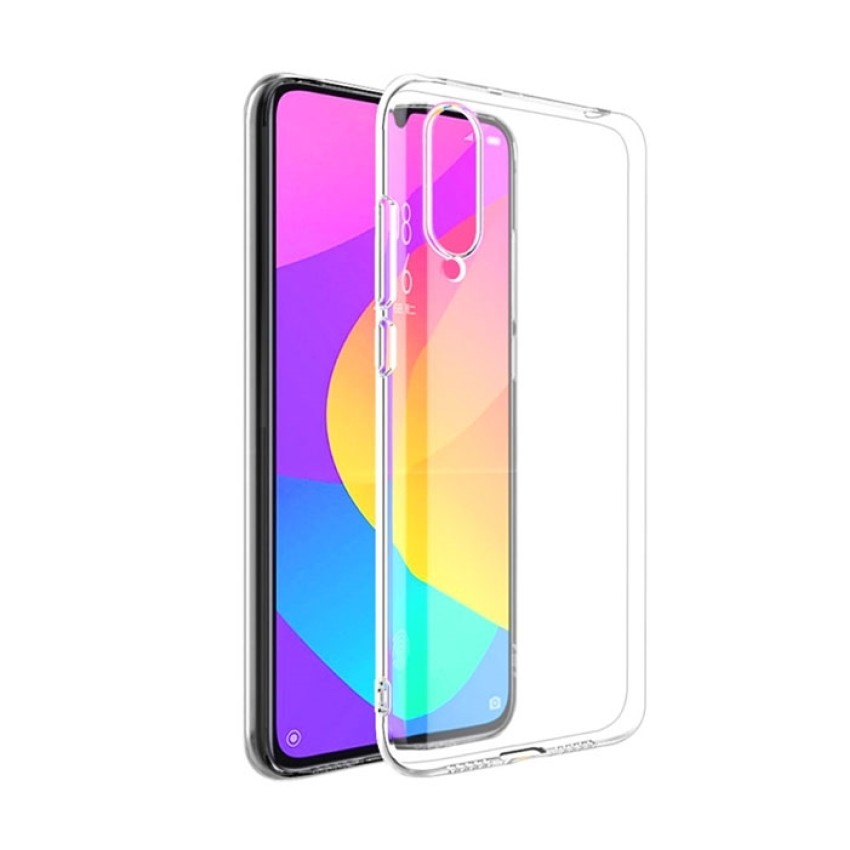 Θήκη Πλάτης Σιλικόνης Απλή για Xiaomi Mi 9 Lite - Χρώμα: Διάφανο