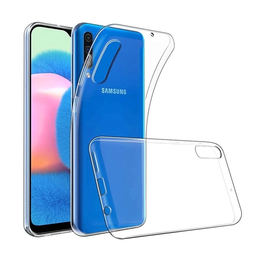 Θήκη Πλάτης Σιλικόνης Απλή για Samsung A205F Galaxy A20/A305F Galaxy A30 - Χρώμα: Διάφανο