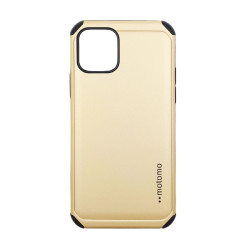 Hard Back Cover Motomo Case for Apple iPhone 11 Pro - Color: Gold