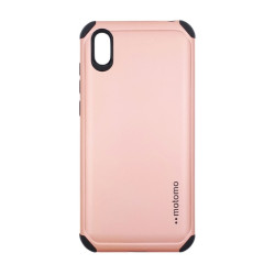 Hard Back Cover Motomo Case for Huawei Y5 2019/Honor 8S - Color: Rose Gold