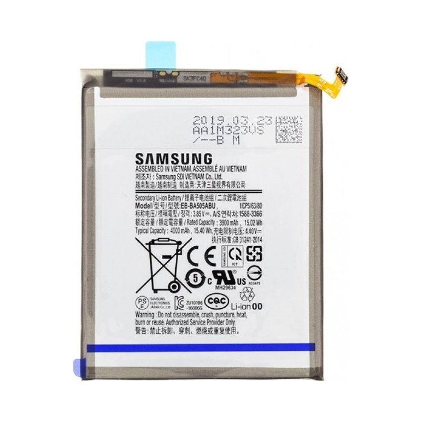 Μπαταρία Samsung EB-BA505ABE για Galaxy A50 - 4000mAh bulk