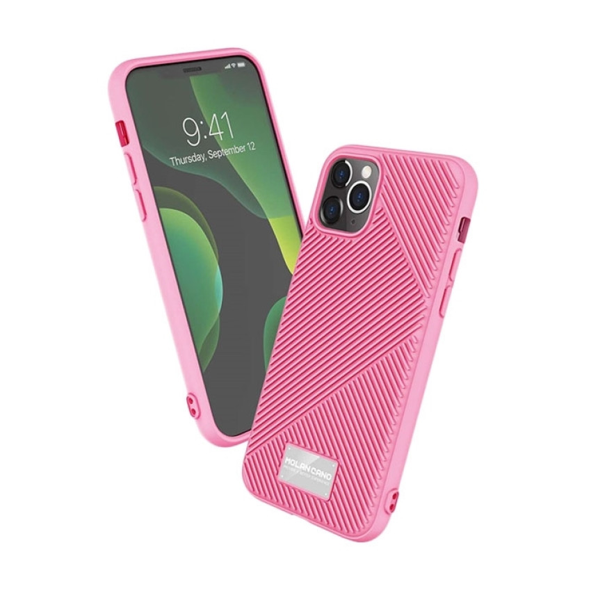 Θήκη Πλάτης Σιλικόνης Molan Cano Jelline για Apple iPhone 11 Pro - Χρώμα: Ρόζ