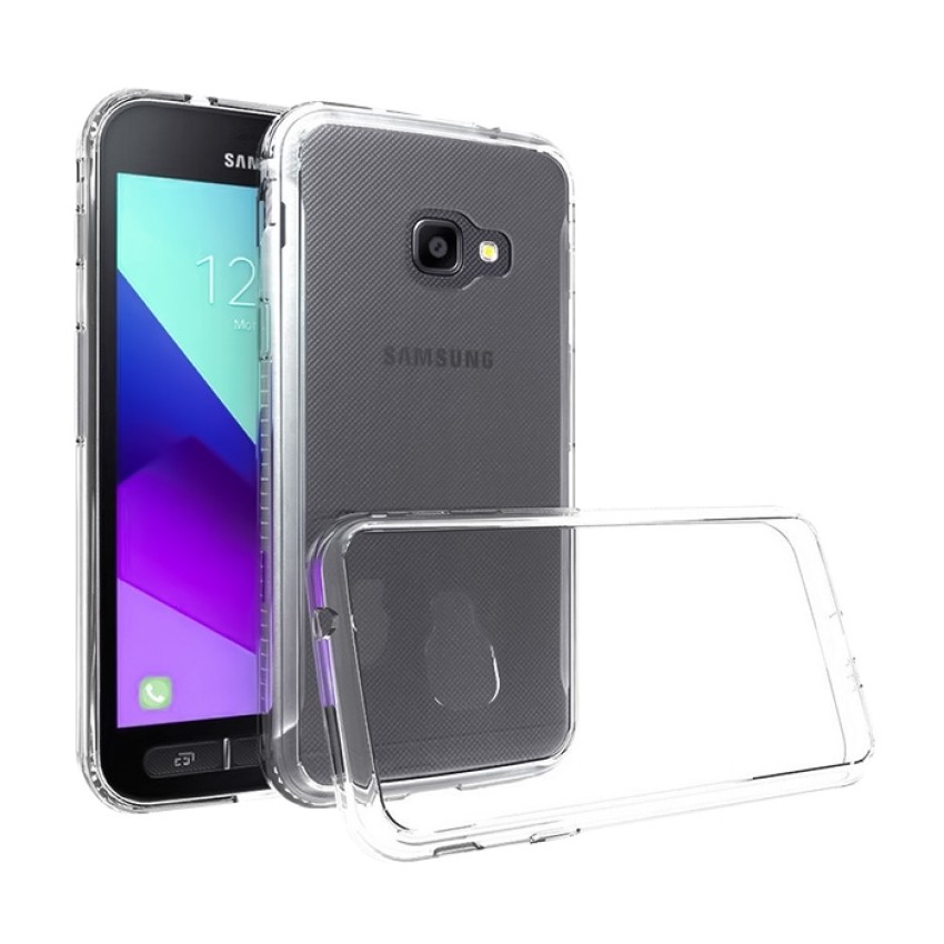 Θήκη Πλάτης Σιλικόνης Απλή για Samsung G390F Galaxy XCase 4 - Χρώμα: Διάφανο