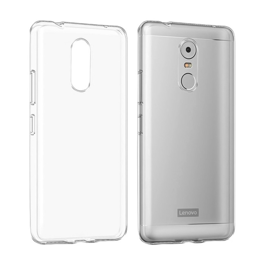 Θήκη Πλάτης Σιλικόνης Απλή για Lenovo K6 Note - Χρώμα: Διάφανο