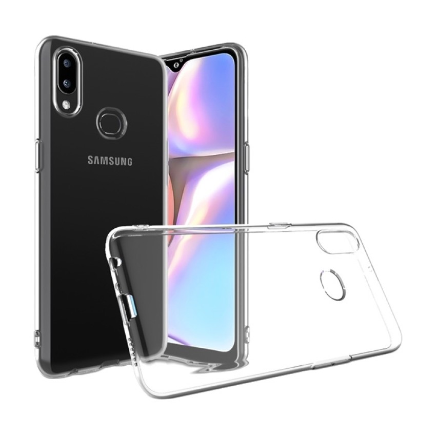 Θήκη Πλάτης Σιλικόνης Απλή για Samsung A107F Galaxy A10s - Χρώμα: Διάφανο