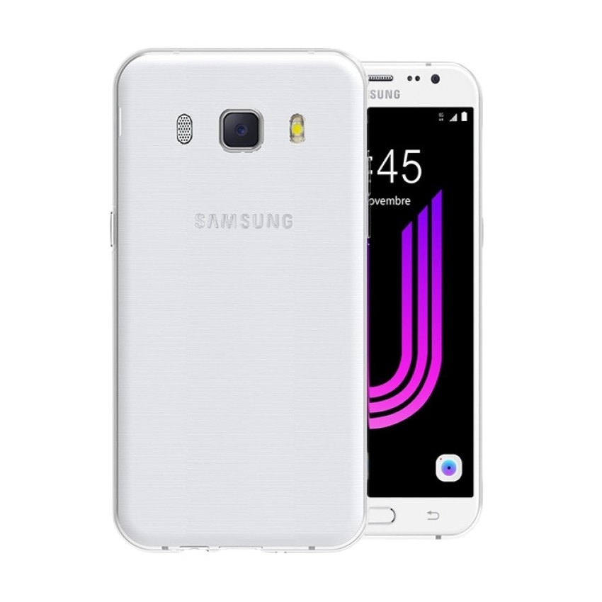 Θήκη Πλάτης Σιλικόνης Απλή για Samsung Galaxy J7 2016 J710F - Χρώμα: Διάφανο