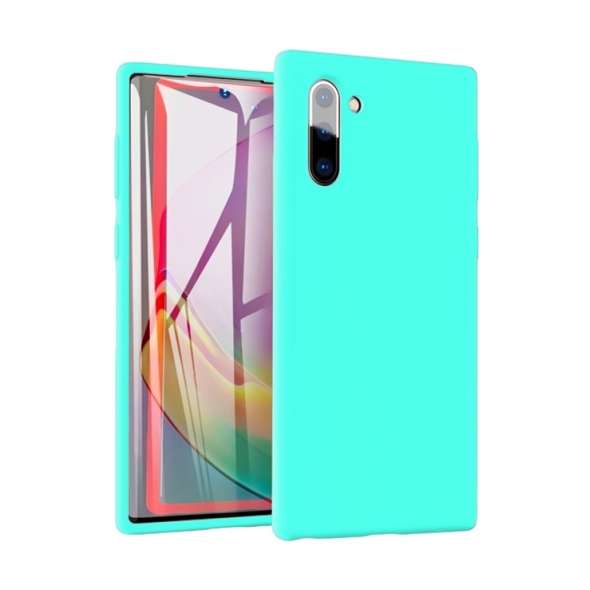 Θήκη Πλάτης Σιλικόνης Απλή για Samsung N970F Galaxy Note 10 - Χρώμα: Τιρκουάζ