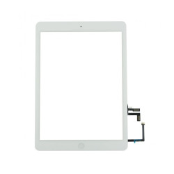 Touch Screen Digitizer with Home Button and flex for iPad 5 9.7 A1820/A1822 -Color: White
