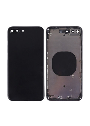 Πίσω Καπάκι και Μεσαίο Πλαίσιο Assembly (HOUSING) για Apple iPhone 8 Plus - Χρώμα: Μαύρο