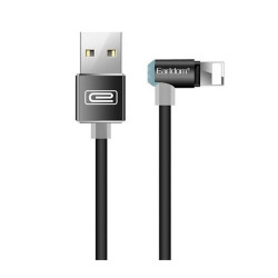 Earldom EC-020i Charging & Data Transfer Cable USB-A Male to Lightning 1m - Color: Black