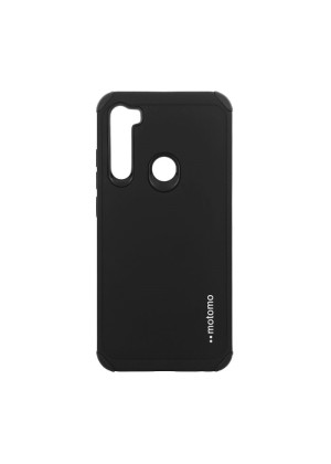 Hard Back Cover Motomo Case for Xiaomi Redmi Note 8T - Color: Black