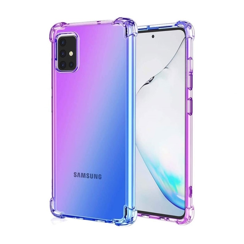 Θήκη Πλάτης Σιλικόνης Anti Shock για Samsung A715F Galaxy A71 - Χρώμα: Διάφανο