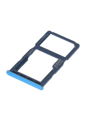 Γνήσια Υποδοχή Κάρτας Dual SIM και SD  (SIM Tray) για Huawei P30 Lite  - Χρώμα: Μπλε