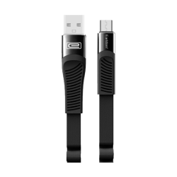 EARLDOM EC-091M Micro-USB Charging and Data Cable 1.2m  - Color: Black