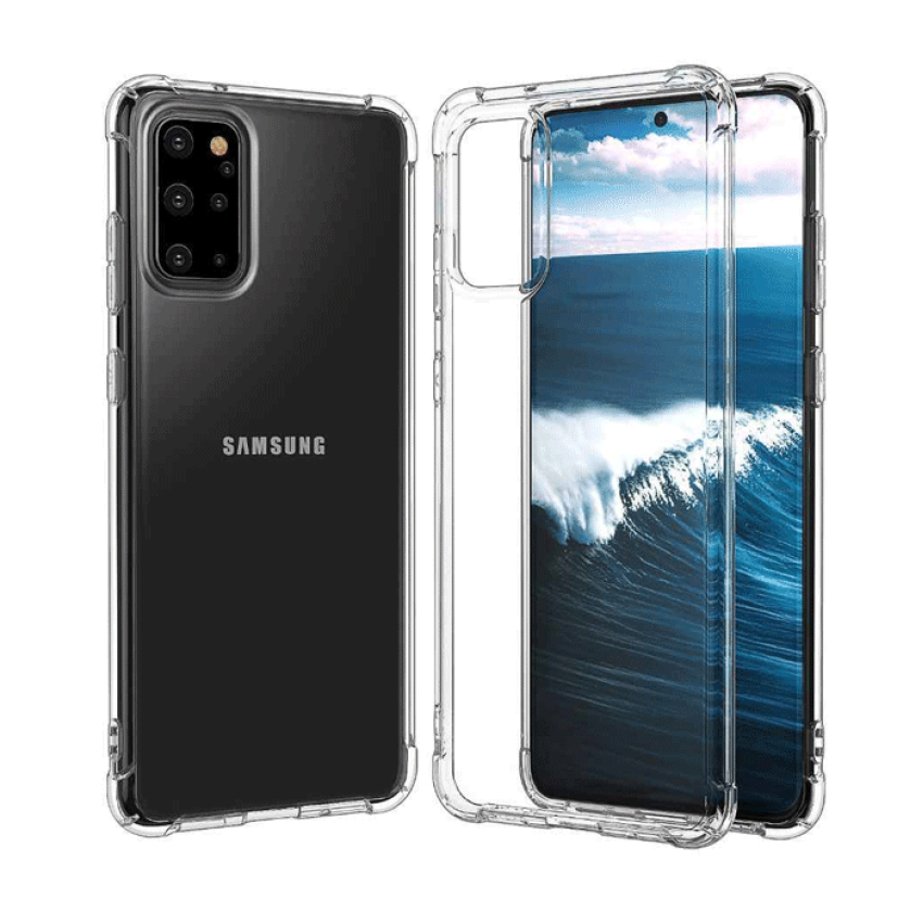 Θήκη Πλάτης Σιλικόνης Anti Shock για Samsung Galaxy S20 Ultra G988F - Χρώμα: Διάφανο