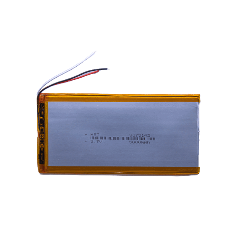 Μπαταρία Universal 14x7 cm με 3 Καλώδια - 5000mAh