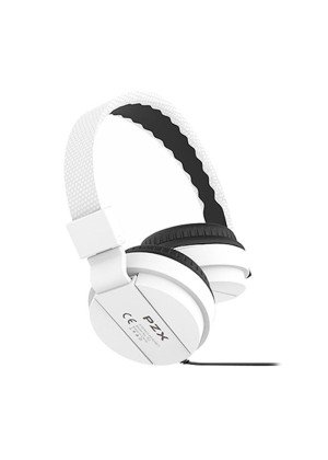 PZX R2 Headphones Stereo Headset Ακουστικά με Καλώδιο - Χρώμα: Λευκό