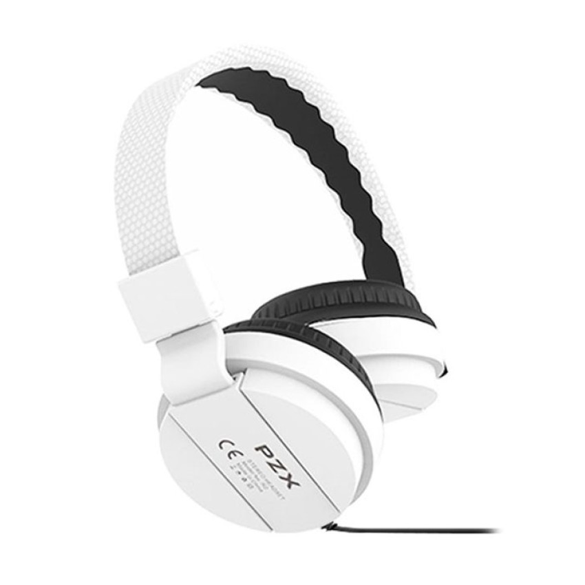 PZX R2 Headphones Stereo Headset Ακουστικά με Καλώδιο - Χρώμα: Λευκό