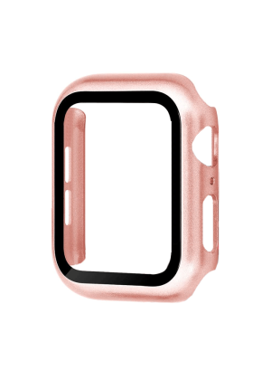360 Θήκη Ρολογιού με Tempered Glass για  Apple Watch 40mm - Χρώμα: Χρυσό Ροζ