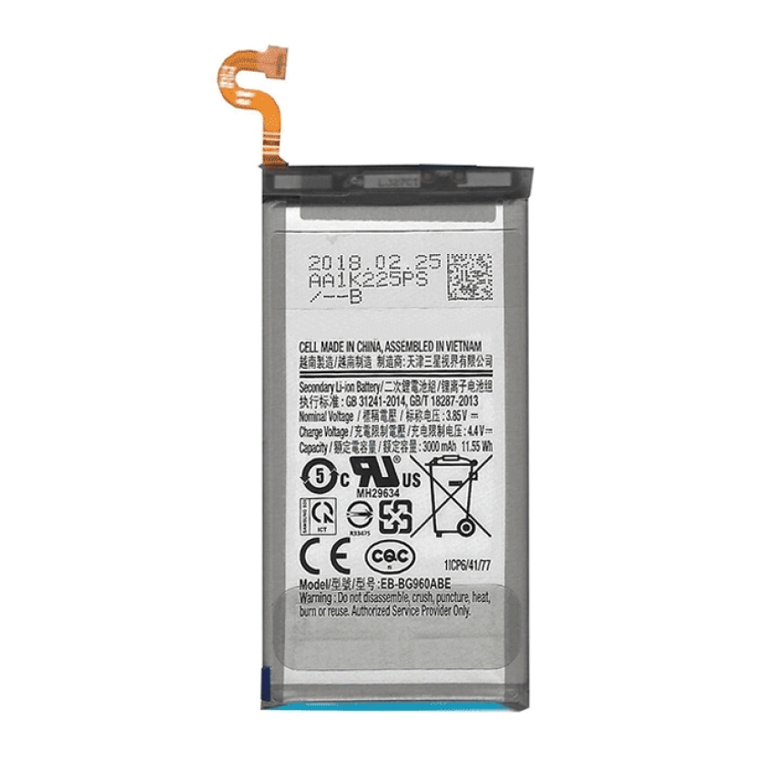 Μπαταρία Συμβατή με  Samsung EB-BG960 για G960F Galaxy S9 - 3000mAh