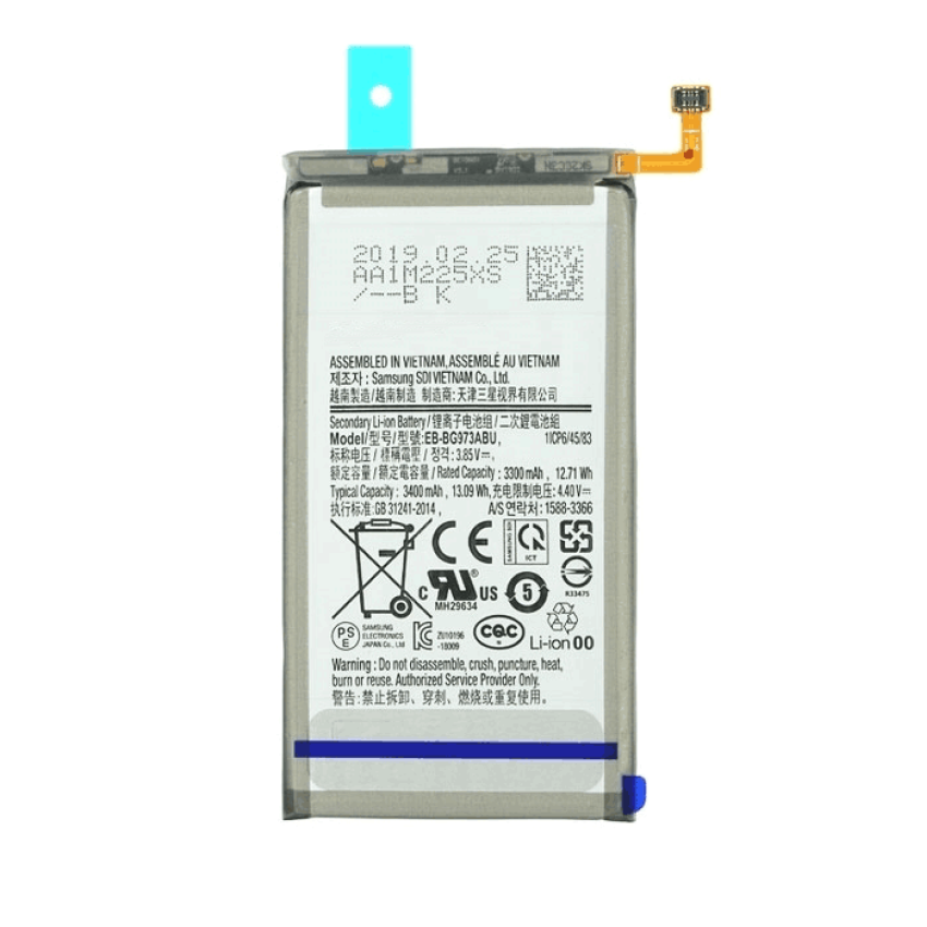 Μπαταρία Συμβατή με Samsung EB-BG973ABU για Galaxy S10 - 3400mAh