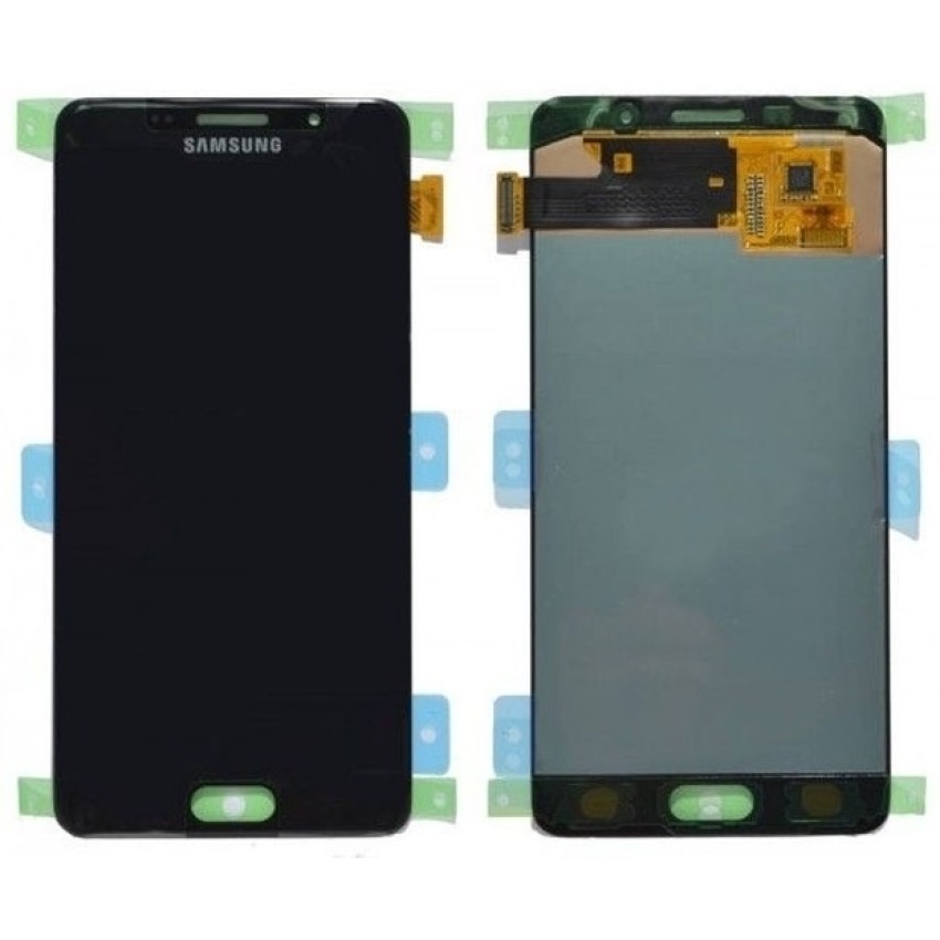 Γνήσια Οθόνη LCD με Μηχανισμό Αφής για Samsung Galaxy A5 2016 A510F GH97-18250B - Χρώμα: Μαύρο