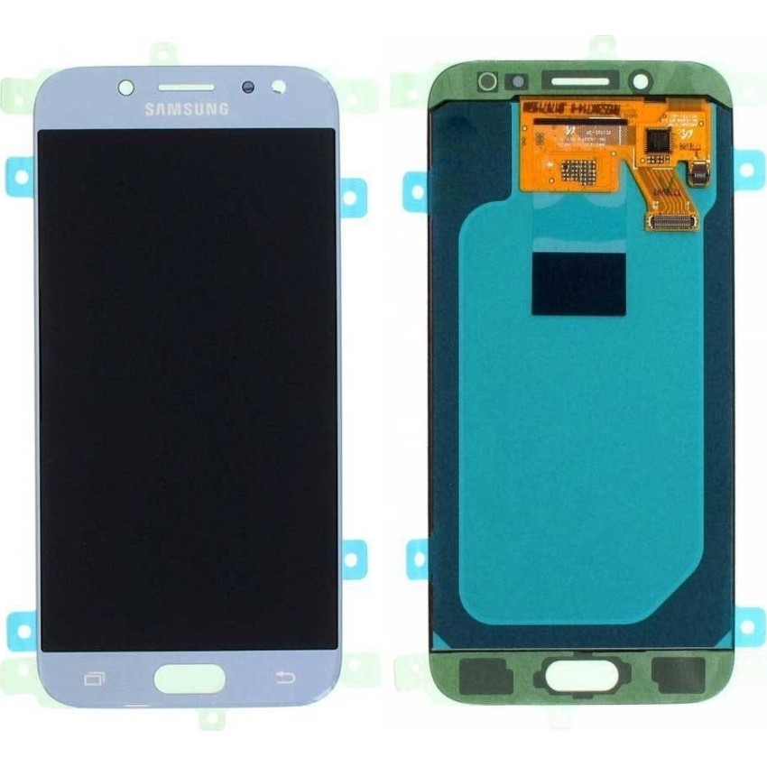 Γνήσια Οθόνη LCD με Μηχανισμό Αφής για Samsung Galaxy J5 2017 J530F GH97-20738B - Χρώμα: Ασημί