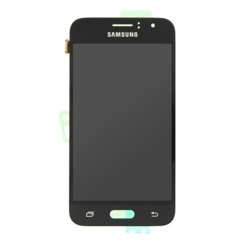 Γνήσια Οθόνη LCD με Μηχανισμό Αφής για Samsung Galaxy J1 2016 J120F GH97-18224C - Χρώμα: Μαύρο